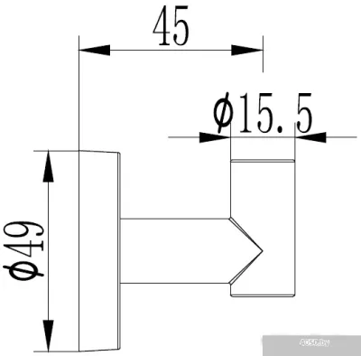 L1705-1 Крючок Ledeme