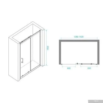 RGW PA-14 41081414-11 140 (хром/прозрачное стекло)