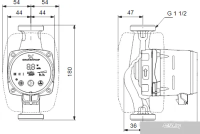 Grundfos Alpha2 25-80 180