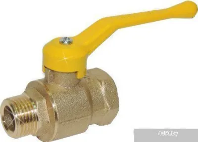 Запорная арматура Цветлит Кран шаровой, полнопроходной, газовый муфта-цапка DN20 1/2