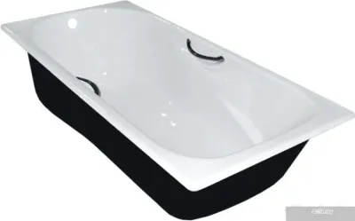 Ванна Универсал Сибирячка 150x75 (с отверстиями для ручек, хром. ручки, ножки)