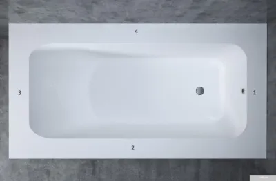 Ванна Salini Orlando Vasta 190x100 102014M (S-Sense, матовый)