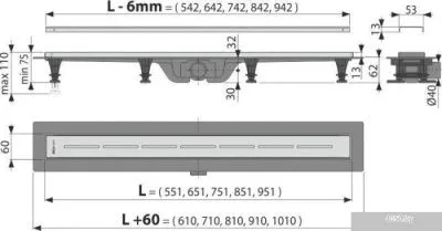 Alcaplast APZ18-850M