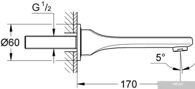 Излив Grohe Veris 13242000