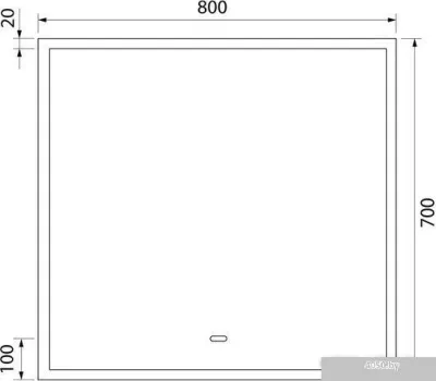IDDIS Зеркало Slide SLI8000i98