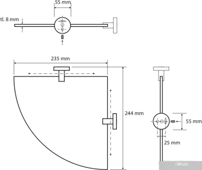 Bemeta Полка Neo 104102015