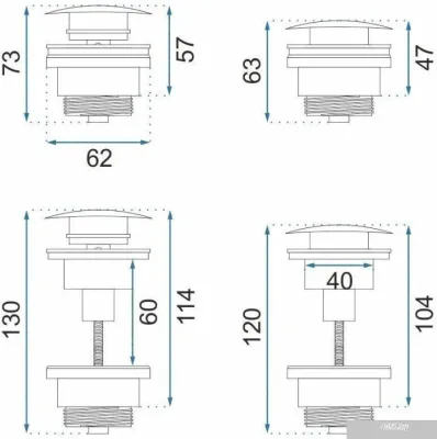 Rea Klik-Klak REA-A533A (розовое золото)