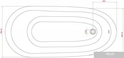 Ванна Astra-Form Роксбург 170x79