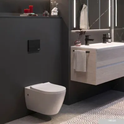 Унитаз Berges Wasserhaus Mascon Rimless + Toma Slim SO + Novum525 + L5 043217