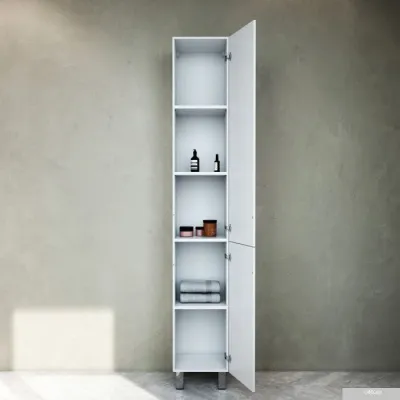 AM.PM Шкаф-пенал для ванной Gem M90CSR0306WG