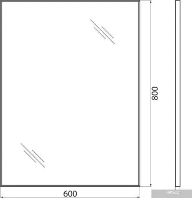 BelBagno Зеркало SPC-AL-600-800