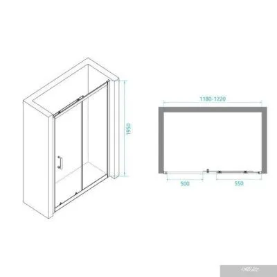RGW PA-14 41081412-11 120 (хром/прозрачное стекло)