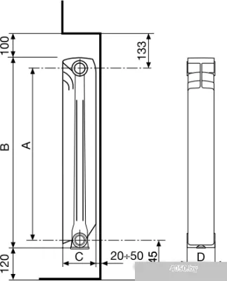 Fondital Ardente C2 500/100 V63903413 (13 секций)