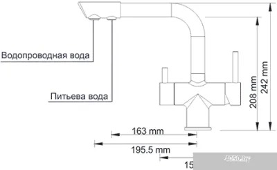 Смеситель Wasserkraft A8037