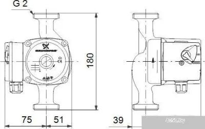 Насос Grundfos UPS 32-30 180