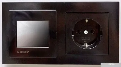 Терморегулятор OJ Microline MWD5-1999 с Wi-Fi (матовый черный)