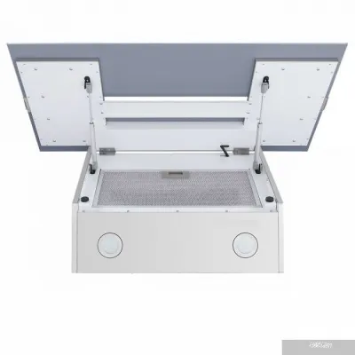 MAUNFELD Mersey 90 (нержавеющая сталь\белое стекло)