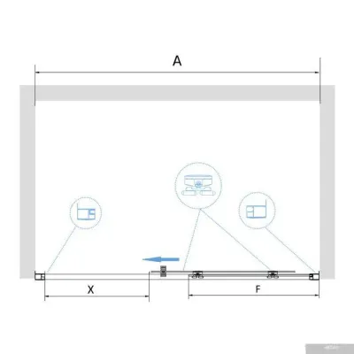 RGW PA-14 41081410-51 100 (хром/шиншилла стекло)