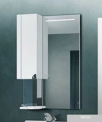 Belux Шкаф с зеркалом Анталия В 60Ш (белый, левый)