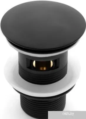 Rea Black Mat Klik-Klak (с отверстием для перелива)