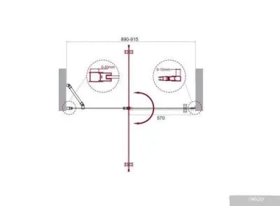 BelBagno ETNA-B-12-60/30-C-Cr-90 (прозрачное стекло)