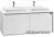 Belux Тумба под умывальник Валенсия НП120-04 (белый)
