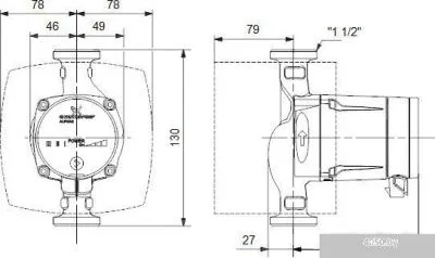 Насос Grundfos Alpha2 L 25-40 130