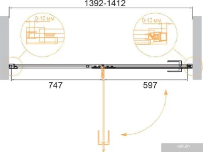 Cezares BELLAGIO-B-12-140-C-NERO