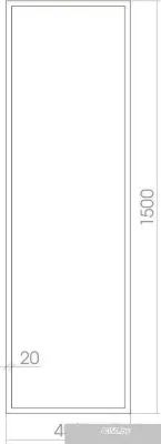 Silver Mirrors Моника 45x150 ФР-00001406