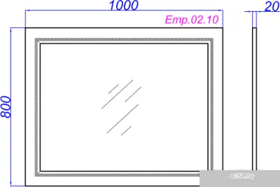 Aqwella Зеркало Империя Emp.02.10/ (W)