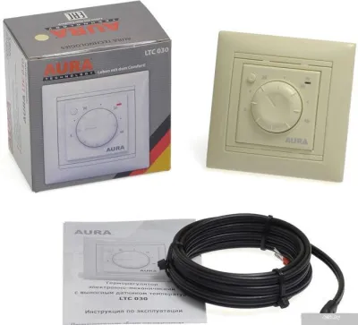 Терморегулятор Aura LTC 030 (слоновая кость)