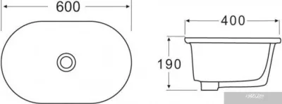 Умывальник BelBagno BB1004