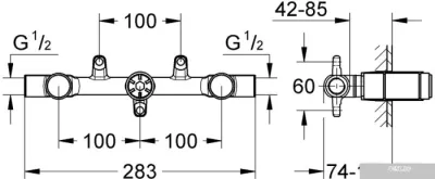 Скрытый механизм Grohe 29025000