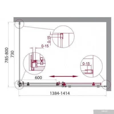 BelBagno ACQUA-AH-1-140/80-C-Cr