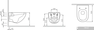 Унитаз AM.PM Flashclean [C301700WH]