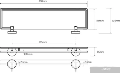 Bemeta Полка Omega 104102202