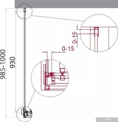 BelBagno ACQUA-100-FIX-C-Cr