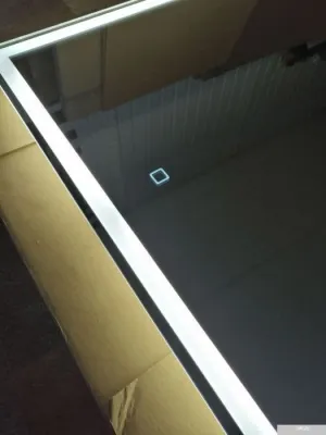Пекам Зеркало с подсветкой Ring 2 80x80 (с сенсором на зеркале)