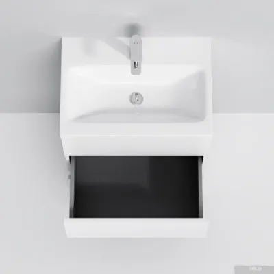 AM.PM Тумба с умывальником Gem M91FSX0602WG + M90WCC0602WG