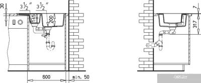 Кухонная мойка TEKA Astral 60 B-TG Белый [88921]