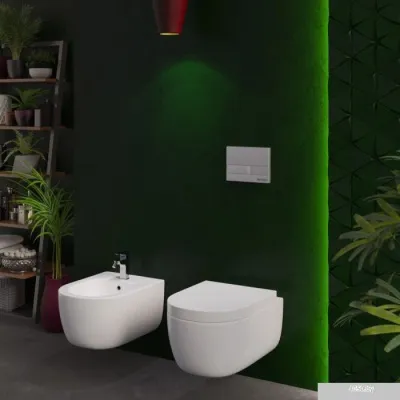 Унитаз Berges Wasserhaus Ego XL Rimless + Toma SO + Novum525 + L3 043233