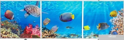 Экран под ванну Comfort Alumin Морское дно 3D 1.5