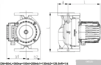 IMP Pumps GHNbasic II 80-190F PN10