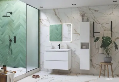 ЗОВ Тумба под умывальник Дион 80 D80LWP0M9003MKV5 (белый матовый)