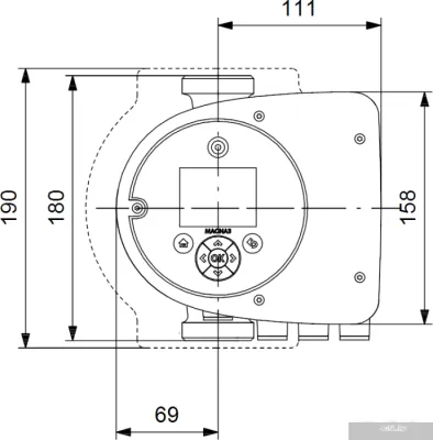 Насос Grundfos Magna3 25-100