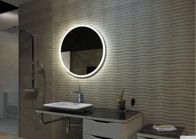 Пекам Зеркало с подсветкой Ring 70x70 (с подогревом и сенсором)