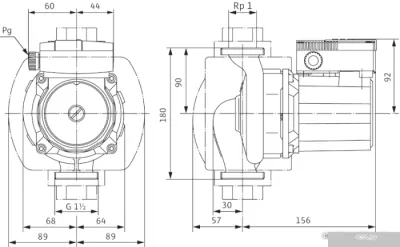 Насос Wilo TOP-S 25/13 (1~230 V, PN 10)