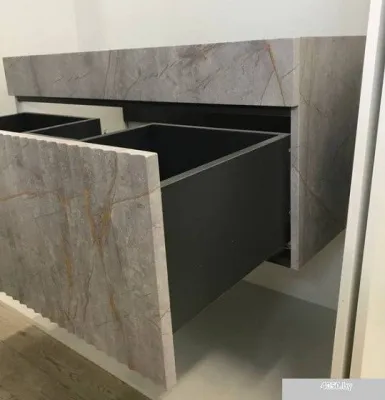 Garda Тумба под умывальник 09.106н.1000.PVC (золотой мрамор)