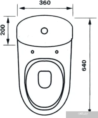 Унитаз Оскольская керамика Аврора