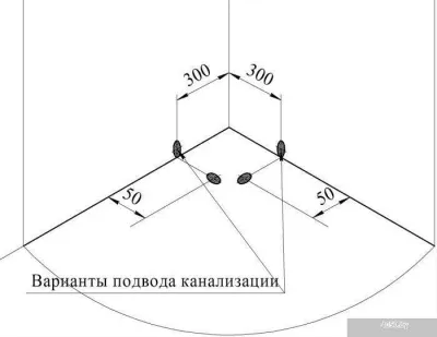 Душевой поддон Radomir 100x100 1-11-0-0-0-003
